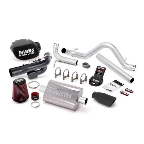 Banks Power 12-14 Jeep 3.6L Wrangler - 4dr Stinger Sys w/ AutoMind - SS Single Exhaust w/ Black Tip - 51349-B