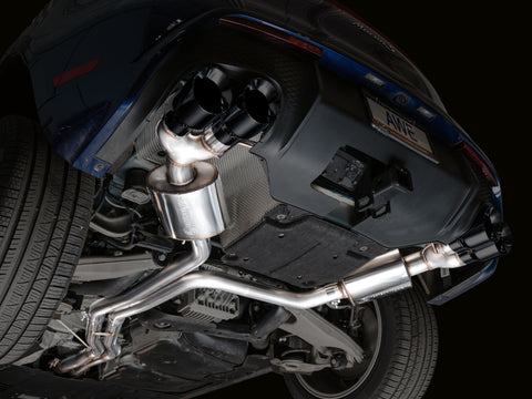 AWE Tuning 2022+ Porsche Macan 2.9TT Touring Edition Cat-Back Exhaust w/ Diamond Black Tips - 3015-43952