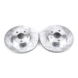 Power Stop 90-98 Buick Skylark Front Evolution Drilled & Slotted Rotors - Pair - AR8234XPR