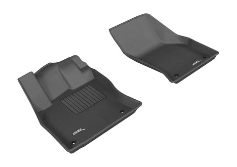 3D MAXpider 2015-2020 Audi A3/A3 Sportback E-Tron/RS3/S3 Kagu 1st Row Floormat - Black - L1AD03311509