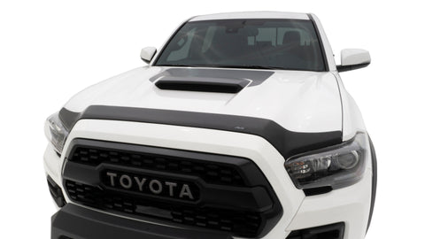 AVS 16-18 Toyota Tacoma Aeroskin Low Profile Hood Shield - Matte Black - 377079