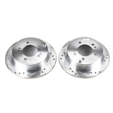 Power Stop 06-10 Hyundai Sonata Rear Evolution Drilled & Slotted Rotors - Pair - JBR959XPR