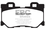 EBC 08-13 Infiniti FX50 5.0 Yellowstuff Rear Brake Pads - DP41824R