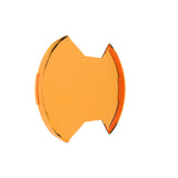 KC HiLiTES SlimLite 8in. LED Light Shield (Shield Only) - Amber - 5208