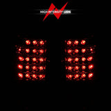 ANZO 1999-2007 Chevrolet Silverado 1500 LED Taillights Red/Clear - 311010