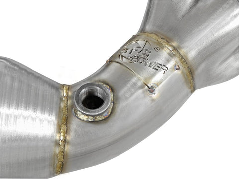 aFe 12-17 Toyota 86 / FRS / BRZ Twisted Steel 304 Stainless Steel Long Tube Header w/ Cat - 48-36005-1HC