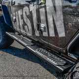 Westin 18-22 Jeep Wrangler JLU 4dr R5 Nerf Step Bars - Tex. Blk - 28-51315