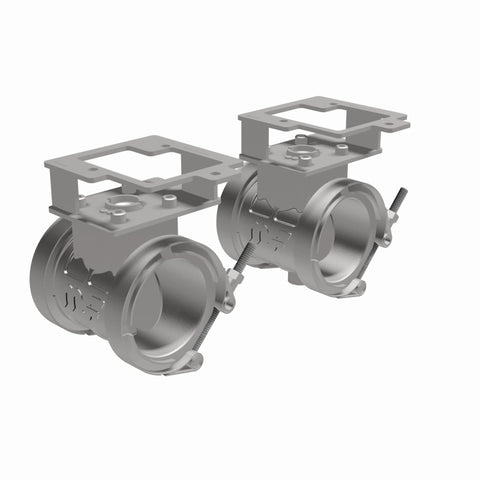 MagnaFlow 2018 Ford Mustang V8-5.0LGAS Exhaust Acc - 2.5in ID/OD - 304SS - Integrated V-Band Flanges - 10805