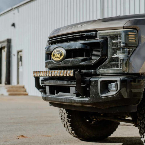 KC HiLiTES 2017+ Ford Super Duty Front Bumper Light Bar Mount For 40in Flex Era LED Light Bar - 7354