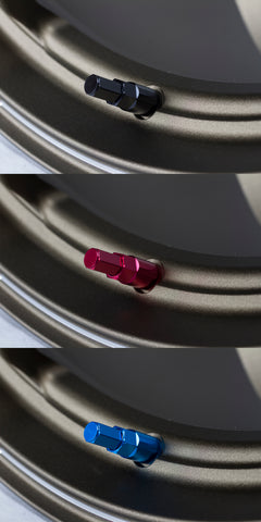 Wheel Mate Twisted Spiked Lug Nuts Set of 24 - Red M14x1.50 - 35413PR