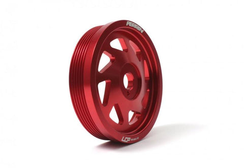PERRIN 15-18 Subaru WRX / 13-20 BRZ / 14-18 FXT / 13-16 Crosstrek Lightened Crank Pulley - Red - PSP-ENG-101RD