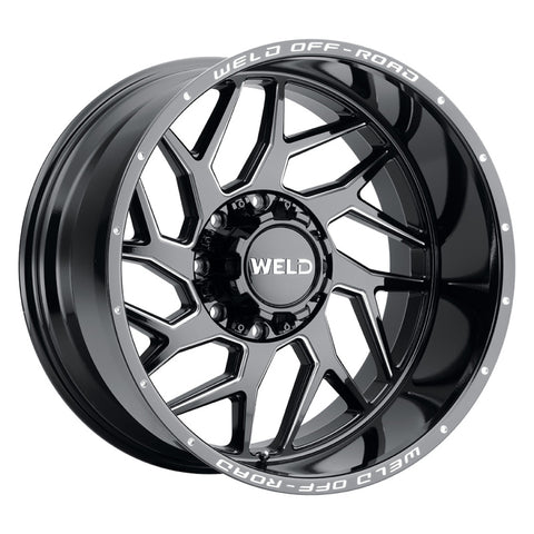 Weld Off-Road W117 22X12 Fulcrum 8X170 ET-44 BS4.75 Gloss Black MIL 125.1 - W11722017475