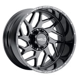 Weld Off-Road W117 22X10 Fulcrum 8X170 ET-18 BS4.75 Gloss Black MIL 125.1 - W11720017475