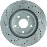 StopTech Select Sport 11-16 Toyota Avalon/ 11-17 Camry SportStop Slotted & Drilled Left Front Rotor - 227.44146L
