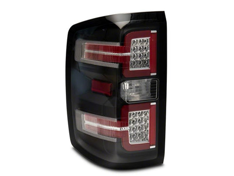 Raxiom 14-18 Chevrolet Silverado 1500 LED Taillights w/ SEQL Turn Signals- Blk Housing (Clear Lens) - S114457