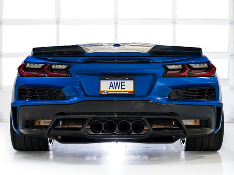 AWE Tuning 2023 C8 Corvette Z06 SwitchPath Cat-Back Exhaust - Diamond Black Tips - 3025-43906