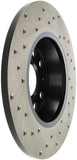 StopTech 06-11 Audi A3 / 06-09 VW GTI Mk V / 05-10 Jetta (Exc Wagon) Drilled Left Rear Rotor - 128.33099L