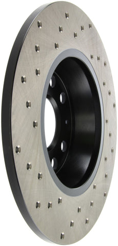 StopTech 06-11 Audi A3 / 06-09 VW GTI Mk V / 05-10 Jetta (Exc Wagon) Drilled Left Rear Rotor - 128.33099L