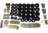 Energy Suspension 68-70 Chevrolet Biscayne/Bel Air/Caprice/Impala Body Mount Set w/ Hardware - Black - 3.4173G