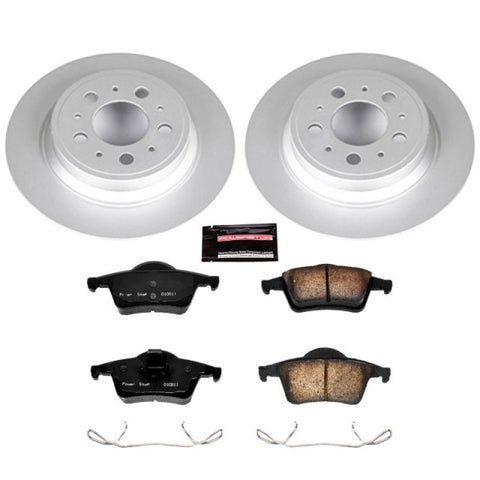 Power Stop 01-09 Volvo S60 Rear Z23 Evolution Sport Coated Brake Kit - CRK5196