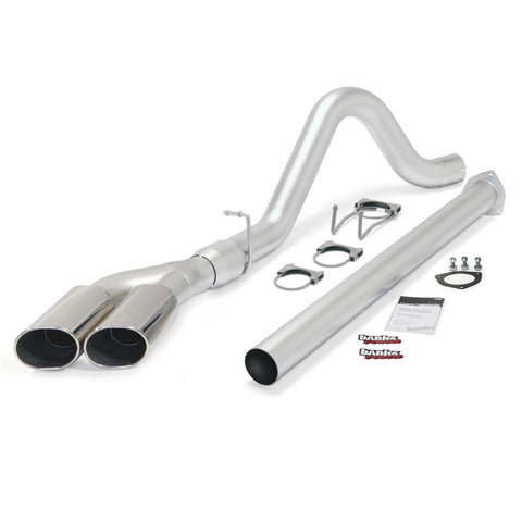Banks Power 15-16 Ford 6.7L F250-350-450 CCSB/CCLB Monster Exh Sys - Single Dual Exh w/ Chrome Tip - 49793