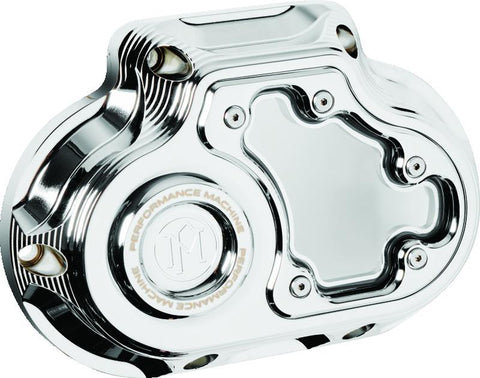 Performance Machine Vision Clutch Cover W/Bezel - Chrome - 0177-2081M-CH