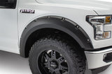 Bushwacker 15-17 Ford F-150 Styleside Pocket Style Flares 4pc 67.1/78.9/97.6in Bed - Black - 20935-02
