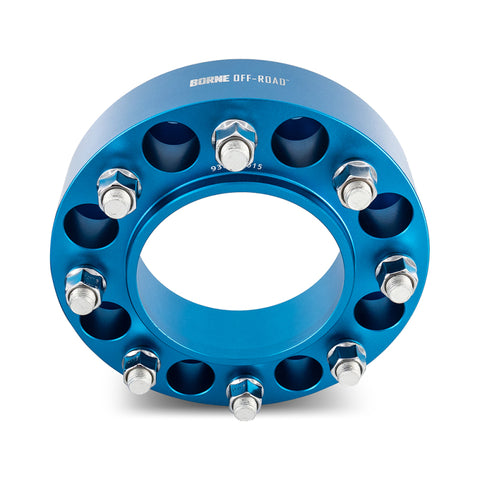 Borne Off-Road Wheel Spacers 8x180 124.1 50 M14 Blue - BNWS-009-500BL