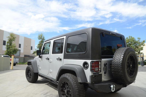 DV8 Offroad 07-18 Jeep Wrangler JK Hard Top Square Back - 4 Door - HT07SB42