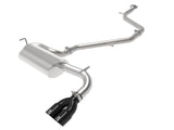 aFe Takeda 18-21 Toyota C-HR 2.0L 2.5in 304 Stainless Steel Cat-Back Exhaust w/ Black Tip - 49-36044-B