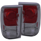 ANZO 1993-1997 Ford Ranger Taillights Smoke - 211177