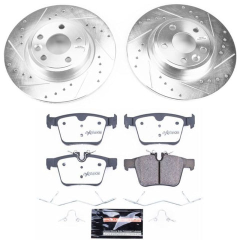 Power Stop 15-17 Land Rover Discovery Sport Rear Z36 Truck & Tow Brake Kit - K7995-36
