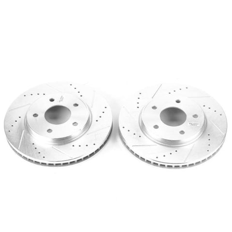 Power Stop 15-18 Chevrolet City Express Front Evolution Drilled & Slotted Rotors - Pair - JBR1557XPR