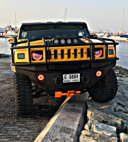 Oracle Hummer H2 03-10 LED Fog Halo Kit - White - 1133-001