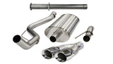 Corsa 2011-2014 Ford F-150 Raptor 6.2L V8 133in Wheelbase Polished Xtreme Cat-Back Exhaust - 14759