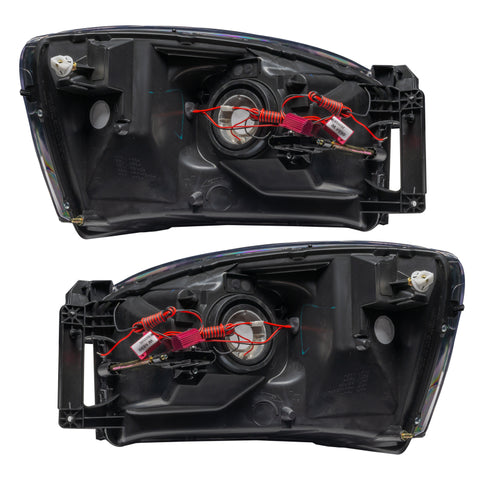 Oracle 07-08 Dodge Ram SMD HL - Black - ColorSHIFT - 8187-330