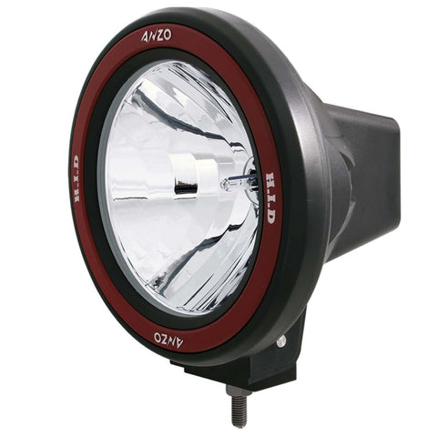 ANZO Hid Off Road Light Universal 50 Watt 7in HID Off Road Fog Light w/ ANZO USA Red bezel - 861136
