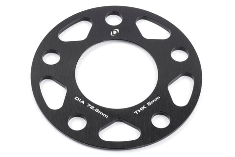 Dinan Wheel Spacers - 5x120 - 72.6mm CB - 5mm Thick (Set of 2) - D210-2035