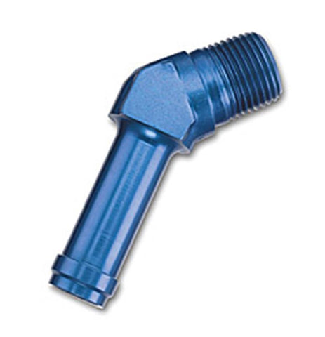 Russell Performance -6 AN 45 Degree 1/4in Pipe to 3/8in Tube Adapter - 663060