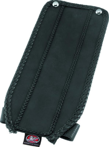 Mustang 00-15 Harley Softail Standard Rear Tire Standard Touring Solo Seat w/Driver Backrest - Black - 79710