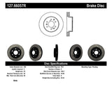 StopTech 05-10 GMC Sierra 1500 (w Rear Drum) / 07-09 GMC Yukon Front Right Slotted & Drilled Rotor - 127.66057R