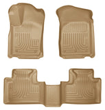 Husky Liners 11-13 Dodge Durango / 11-13 Jeep Grand Cherokee WeatherBeater Combo Tan Floor Liners - 99053