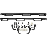 Westin/HDX 07-18 Chevrolet Silverado 2500 6.5ft Drop Wheel to Wheel Nerf Step Bars - Textured Black - 56-5345752
