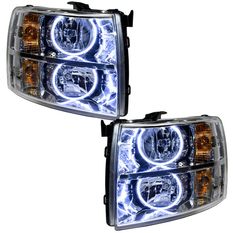 Oracle 07-13 Chevrolet Silverado SMD HL - Round Style - White - 7007-001