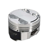 Manley Mitsubishi 4B11 86.5mm Bore 10.0:1 CR +2cc Dome Turbo Tuff Piston Set w/ Rings - 614305CE-4
