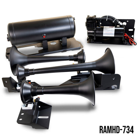 Kleinn 14-26 Dodge Ram 2500/ 3500 Onboard Air System w/ Model 730 Horns - RAMHD-734