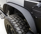 Rampage 2007-2018 Jeep Wrangler(JK) Steel Fender Flares - Slim - Black - 867981