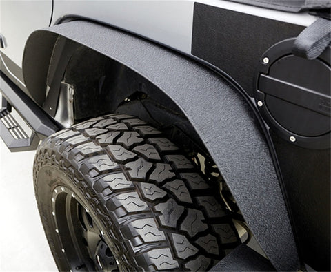 Rampage 2007-2018 Jeep Wrangler(JK) Steel Fender Flares - Slim - Black - 867981