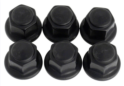 Ford Racing M12 x 1.5 Black Lug Nut - Set of 6 - M-1012-BR