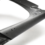 Seibon 2017+ Honda Civic Type R Hatchback OEM Dry Carbon Fiber Trunk Lid - TL17HDCVRHB-DRY